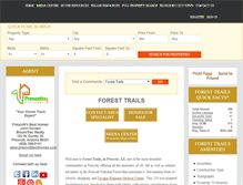 Tablet Screenshot of foresttrailsresidents.com